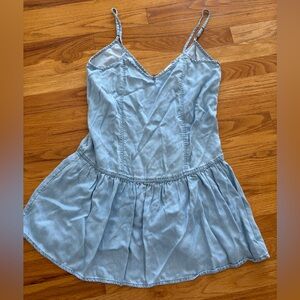 American Eagle Outfitters Chambray Sky Blue Dress Size XS